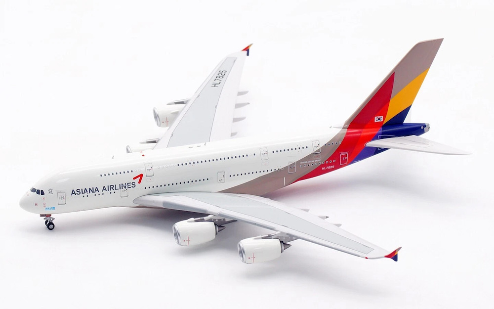 Aviation 400 AV4283 Airbus A380 Asiana Airlines HL7625 detachable