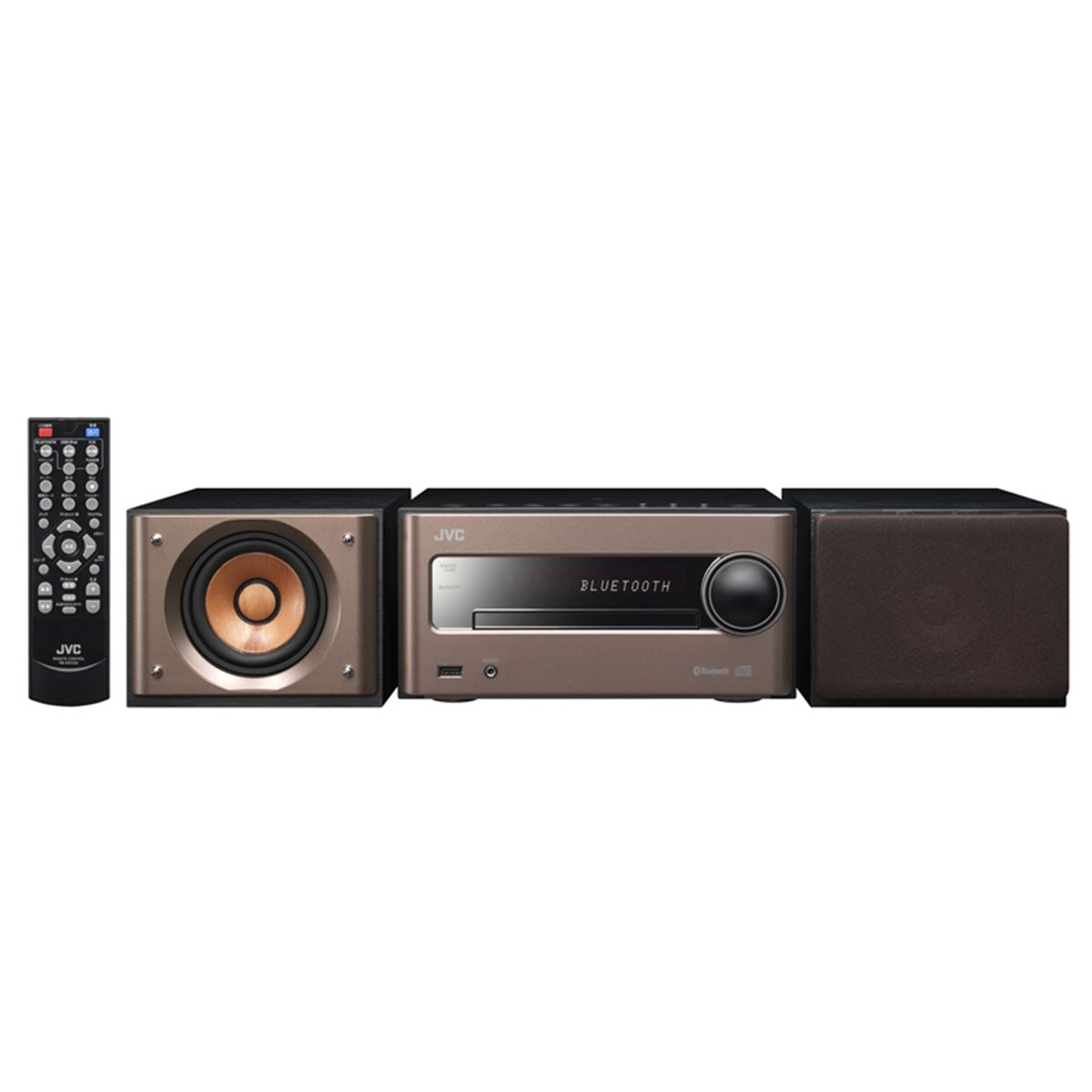 JVC、カフェをイメージしたBluetooth/NFC搭載ウッドコーンコンポ