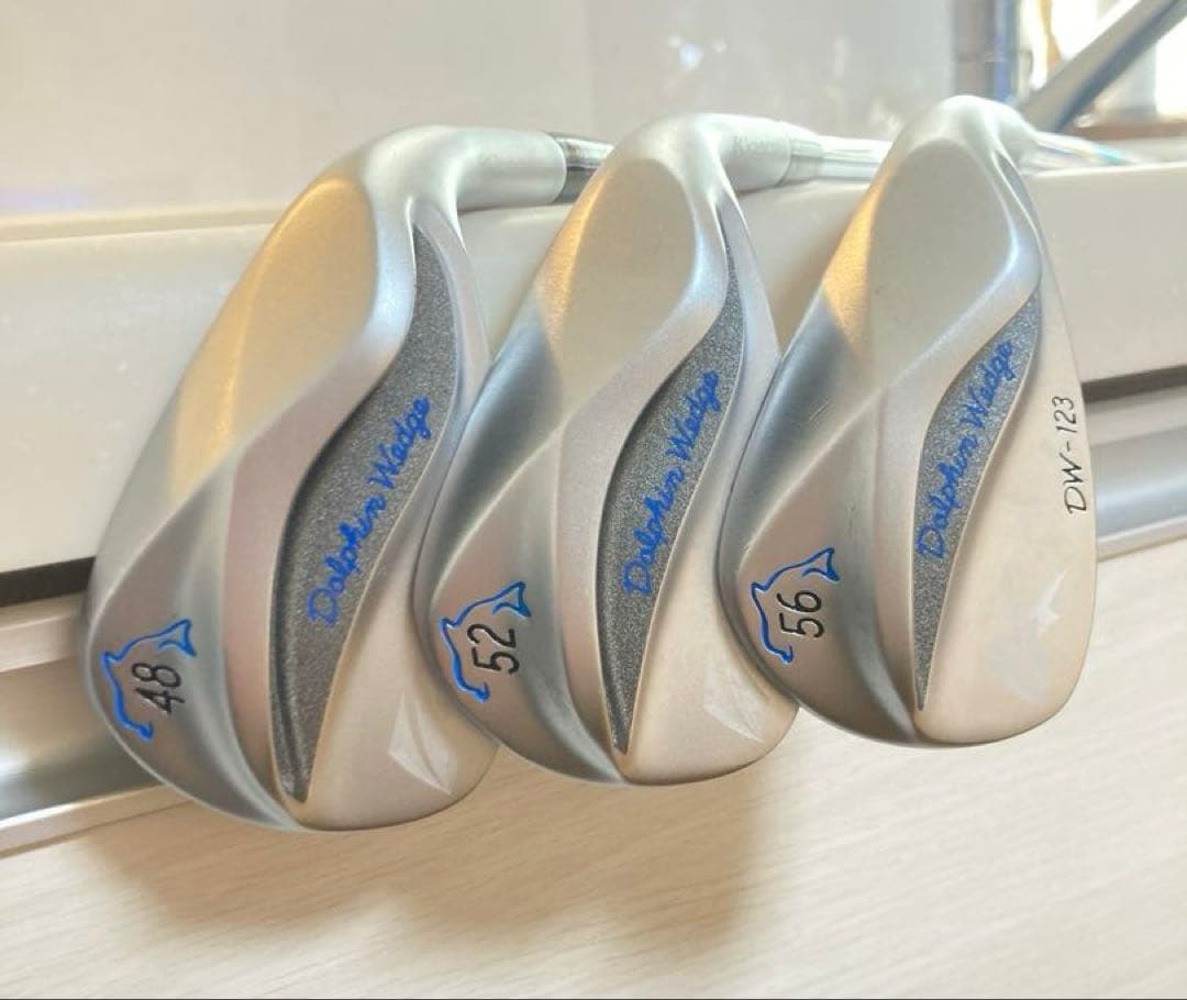 【美品】DW-123ウェッジ3本セット 48 52 56度 アプローチはこれで完璧！【おすすめのドルフィンウェッジセッティング