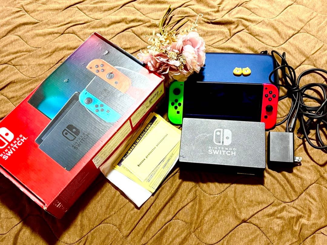 新型Nintendo Switch ネオンピンク/グリーン 本体 Amazon.co.jp: 【任天堂純正品】Joy-Con (L) ネオングリーン/ (R