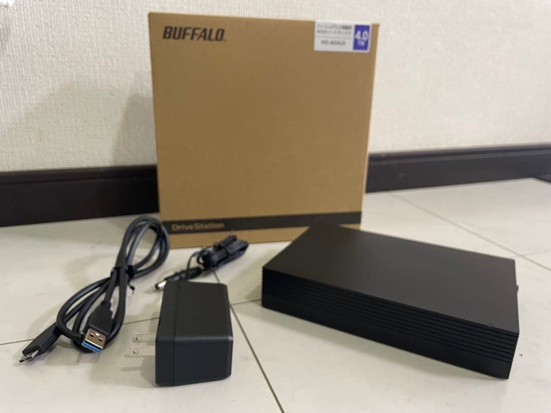 BUFFALO HD-ADU3 4TB 外付けハードディスク BUFFALO（バッファロー） 外付けHDD 4TB 外付け ハードディスク テレビ