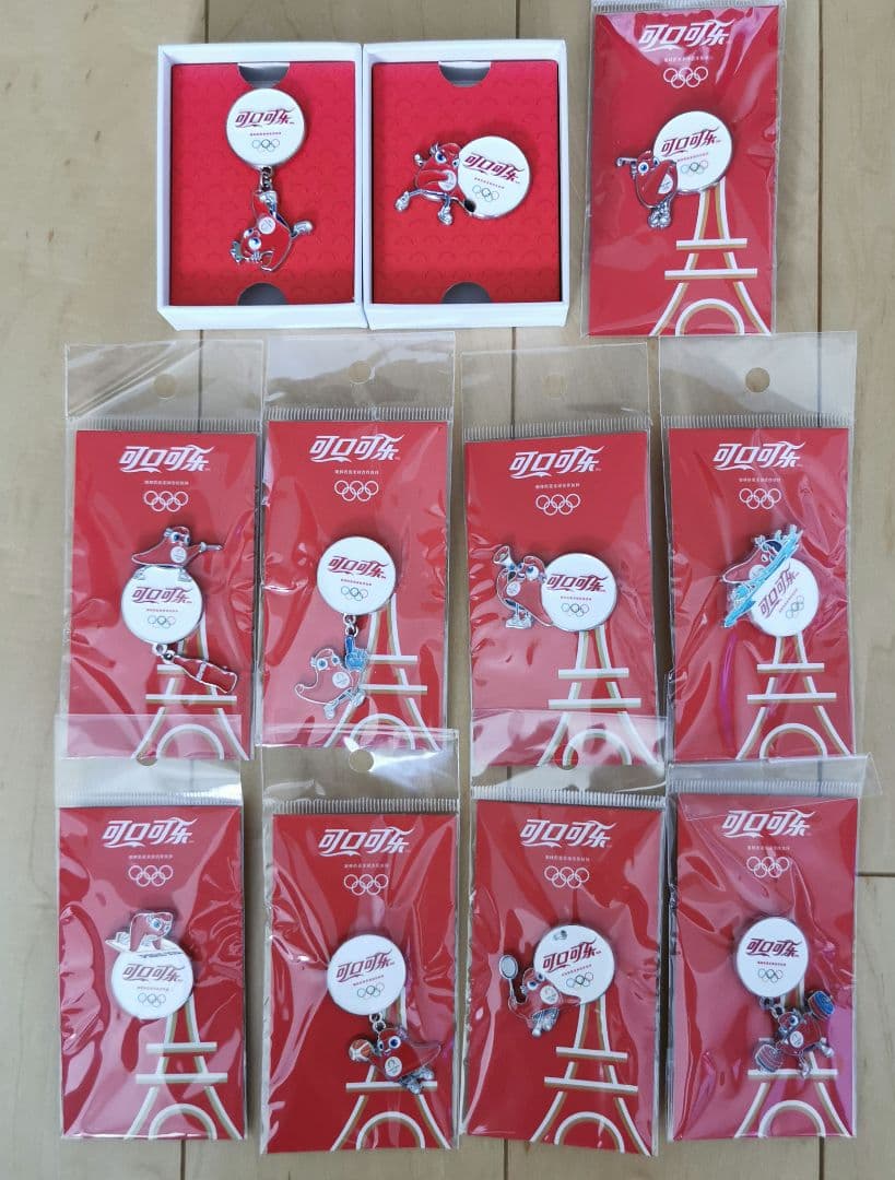 【2024 パリ オリンピック】ピンバッジ コカコーラ中国 ノベルティ 非売品 2024 パリ オリンピック】ピンバッジ コカコーラ中国 ノベルティ
